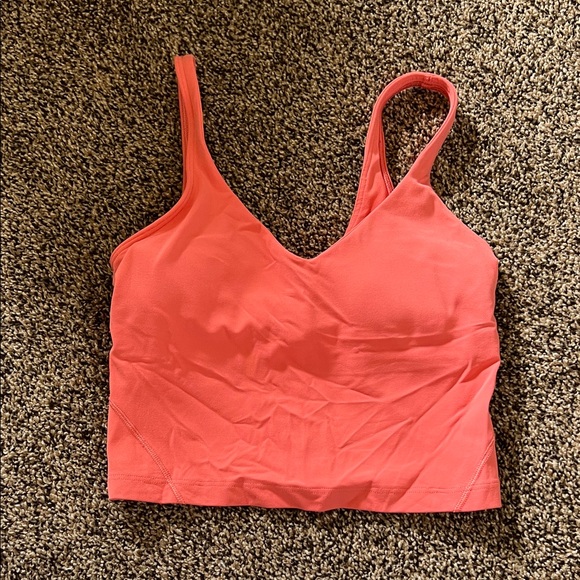 lululemon athletica raspberry cream tank - Picture 1 of 2